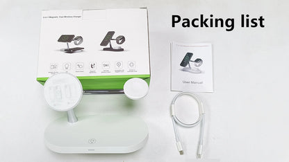 3 in 1 Wireless Charging Station - Compatible With iPhone, iwatch, Air Pods