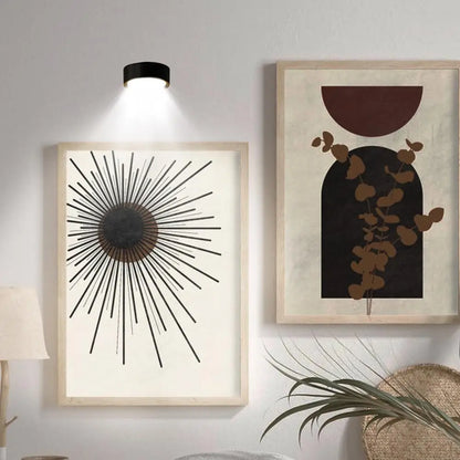 Magnetic LED Picture Light - Dimmable Wall Spotlight with Remote Control