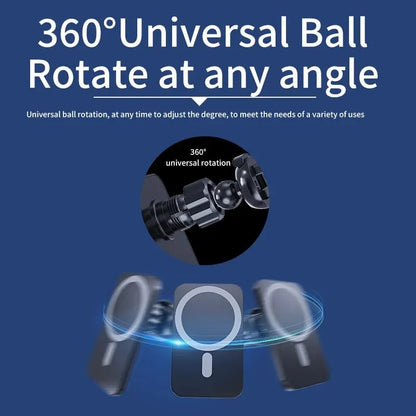 30W Magnetic Car Wireless Charger - Fast Charging Mount for iPhone