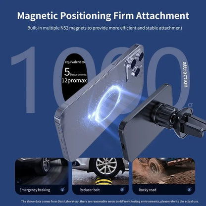 30W Magnetic Car Wireless Charger - Fast Charging Mount for iPhone