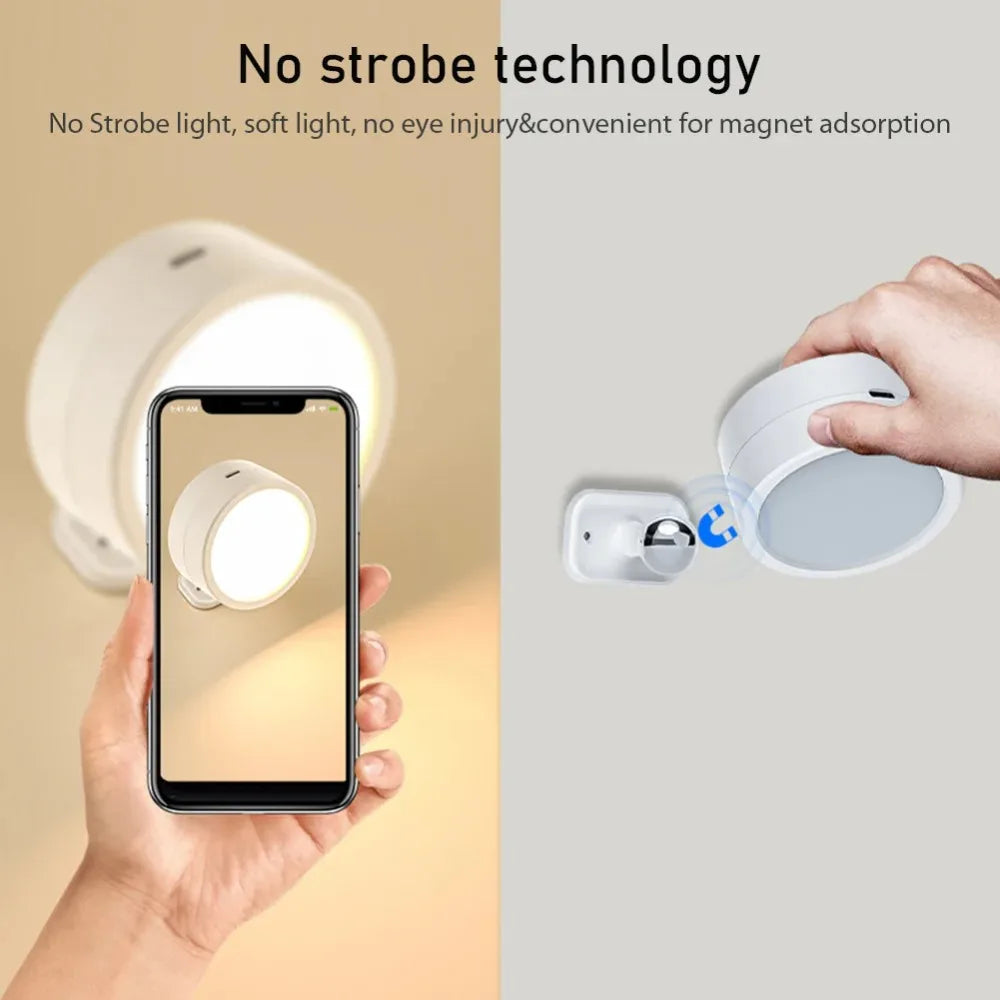 Magnetic LED Picture Light - Dimmable Wall Spotlight with Remote Control