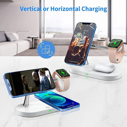 3 in 1 Wireless Charging Station - Compatible With iPhone, iwatch, Air Pods