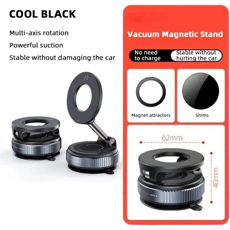 Magnetic Phone Holder - 360° Adjustable Desktop Stand