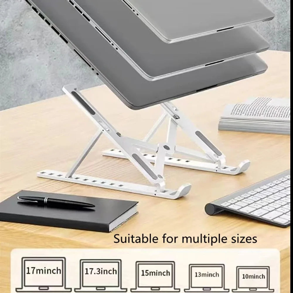 Adjustable Laptop Stand - Portable Ergonomic Holder