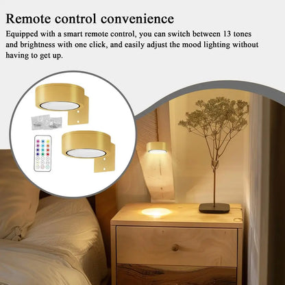 Magnetic LED Picture Light - Dimmable Wall Spotlight with Remote Control