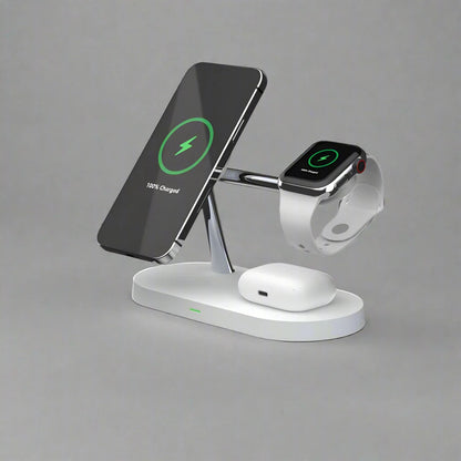 3 in 1 Wireless Charging Station - Compatible With iPhone, iwatch, Air Pods