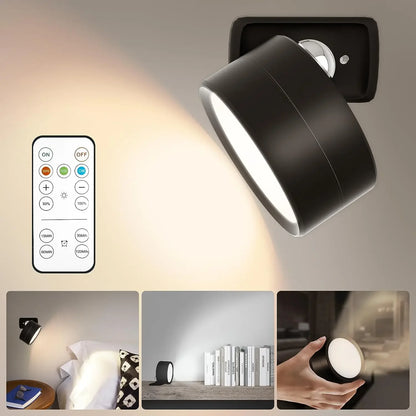 Magnetic LED Picture Light - Dimmable Wall Spotlight with Remote Control