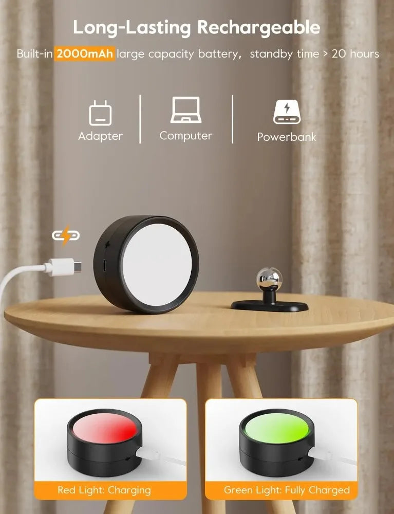 Magnetic LED Picture Light - Dimmable Wall Spotlight with Remote Control