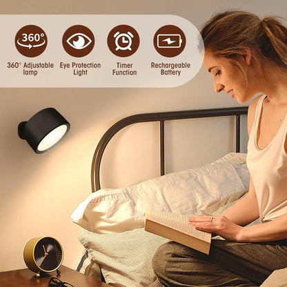 Magnetic LED Picture Light - Dimmable Wall Spotlight with Remote Control